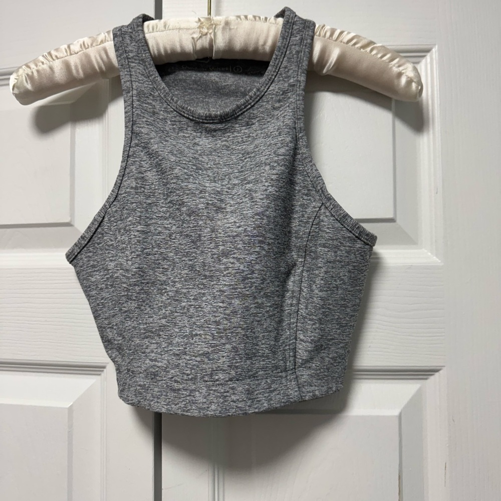 Outdoor Voices Heathered Gray Top and leggings